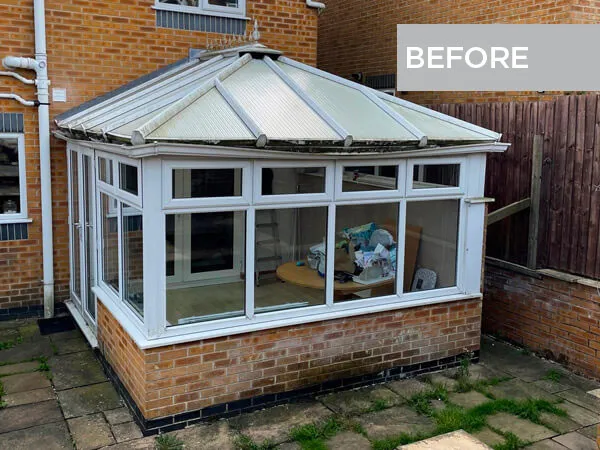 Conservatory Upgrade Before