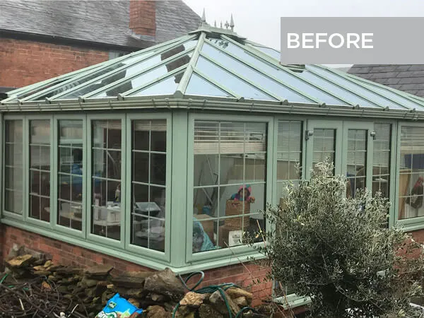 Conservatory Upgrade Before
