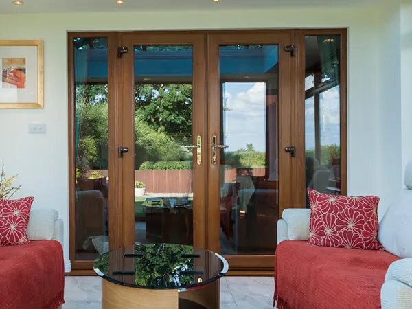 Oak UPVC French Doors