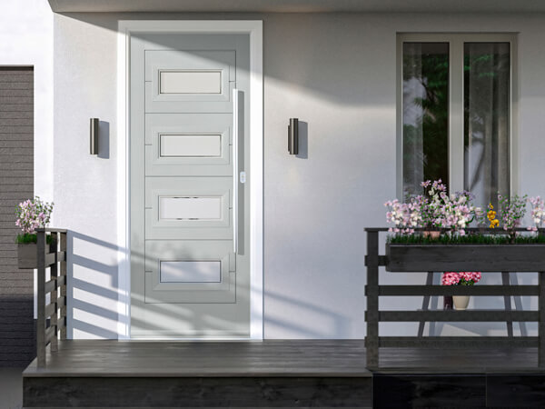 Monza II Florence Alaskan Birch Victorian Border Designer Forte Door